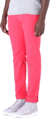 D SQUARED Slim-fit straight coloured jeans