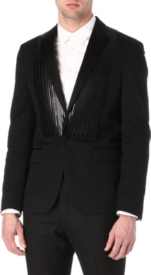 D SQUARED Appliqué-bib tuxedo jacket