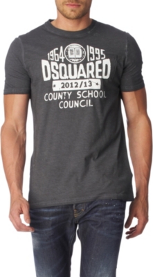 D SQUARED County School t-shirt (Grey