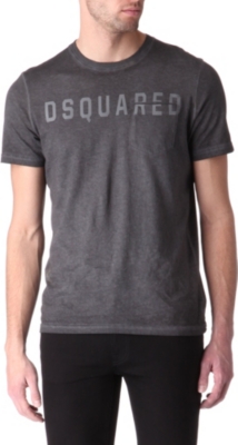 D SQUARED Reflective logo t-shirt