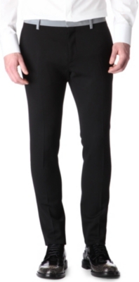 D SQUARED Metallic-waistband trousers