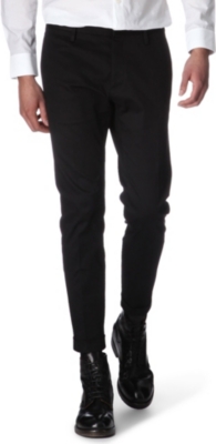 D SQUARED Slim fit stretch cotton trousers