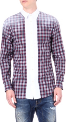 D SQUARED Faded checked shirt