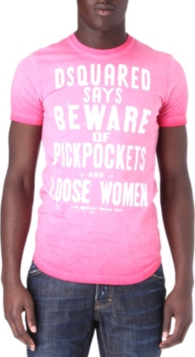 D SQUARED Dsquared Says Beware t-shirt