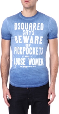 D SQUARED Dsquared Says Beware t-shirt
