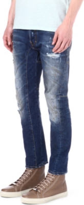 D SQUARED Biker slim-fit straight jeans