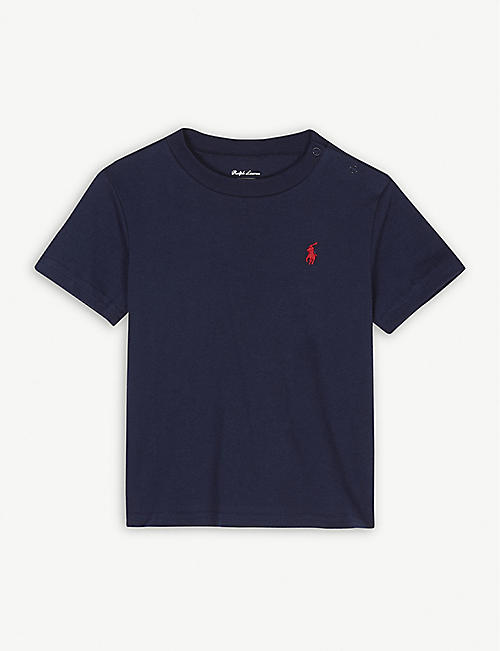 ralph lauren green sweater blue red and white polo shirt
