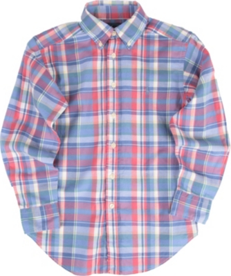 RALPH LAUREN Blake checked shirt 8-16 years