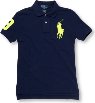 RALPH LAUREN Neon Big Pony polo shirt 8-16 years
