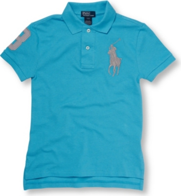 RALPH LAUREN Neon Big Pony polo shirt 8-16 years