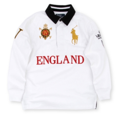 RALPH LAUREN England rugby shirt 8-16 years