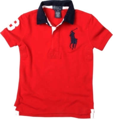 RALPH LAUREN Big Pony short-sleeved rugby shirt 8-16 years
