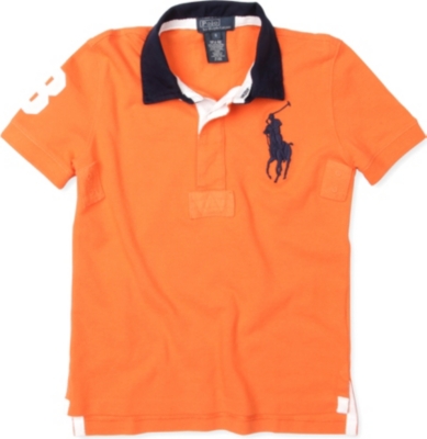 RALPH LAUREN Big Pony short-sleeved rugby shirt 8-16 years