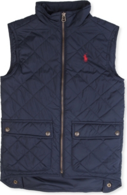 RALPH LAUREN Richmond quilted gilet 8-16 years