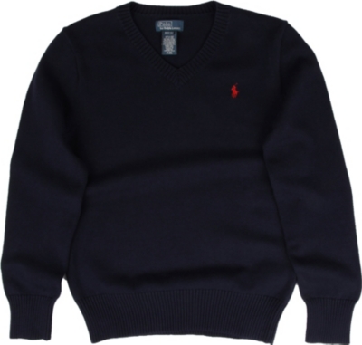 RALPH LAUREN Pima sweater 8-16 years