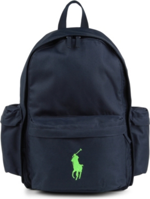 RALPH LAUREN Big Pony canvas backpack
