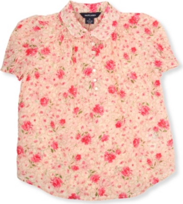 RALPH LAUREN Smocked shirt 8-14 years
