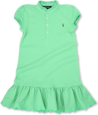RALPH LAUREN Embroidered polo dress 7-16 years