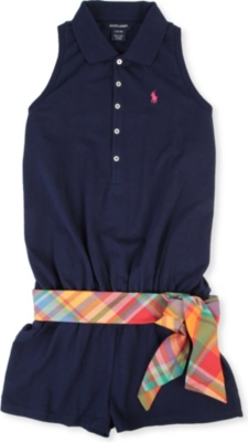 RALPH LAUREN Polo shirt playsuit 8-16 years