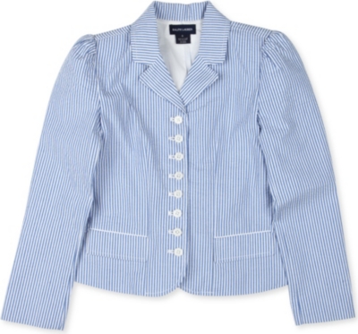 RALPH LAUREN Seersucker blazer 8-16 years