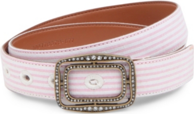 RALPH LAUREN Striped belt