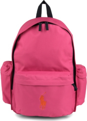 RALPH LAUREN Big Pony canvas backpack
