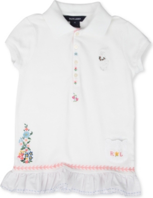 RALPH LAUREN Embroidered polo shirt 5-7 years