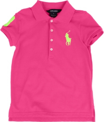 RALPH LAUREN Neon polo shirt 5-7 years