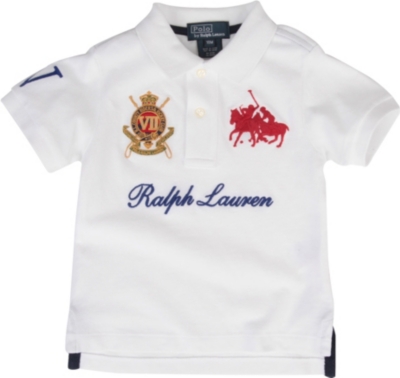 RALPH LAUREN Crest polo shirt 9-24 months