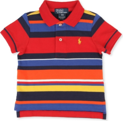 RALPH LAUREN Striped polo shirt 9-24 months
