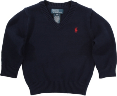 RALPH LAUREN V-neck sweater 9-24 months