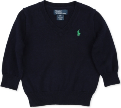 RALPH LAUREN V-neck jumper 9-24 months