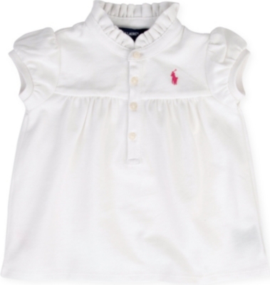 RALPH LAUREN Ruffle polo shirt 12-24 months