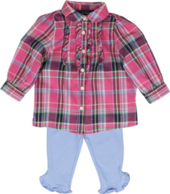 RALPH LAUREN Tunic and leggings set 9-24 months