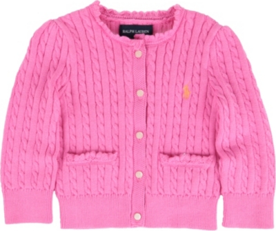 RALPH LAUREN Cable-knit cardigan 12-24 months