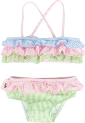 RALPH LAUREN Seersucker bikini 9-24 months