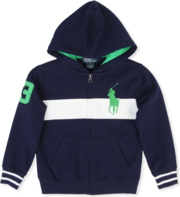 RALPH LAUREN Big Pony number hoody 2-7 years