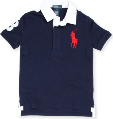 RALPH LAUREN Big Pony short-sleeved rugby shirt 2-7 years
