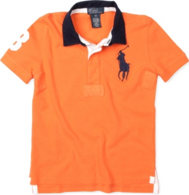 RALPH LAUREN Big Pony short-sleeved rugby shirt 2-7 years