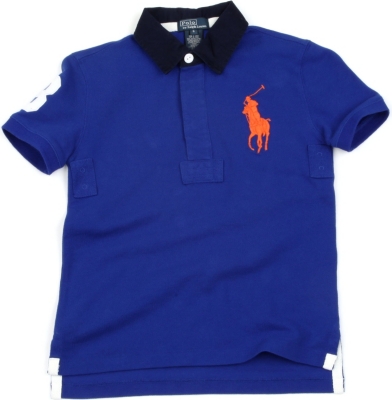 RALPH LAUREN Big Pony short-sleeved rugby shirt 2-7 years