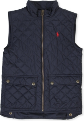RALPH LAUREN Richmond quilted gilet 2-7 years