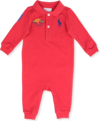 RALPH LAUREN Big Pony Yacht Club baby-grow 3-9 months