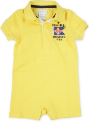 RALPH LAUREN Rescue polo short all-in-one 3-9 months