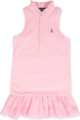 RALPH LAUREN Ruffle-detail polo dress 2-7 years