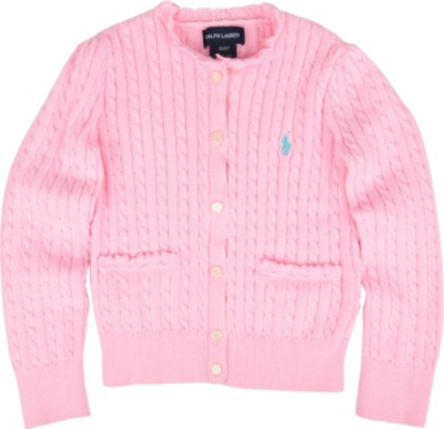 RALPH LAUREN Cable-knit cardigan 2-4 years