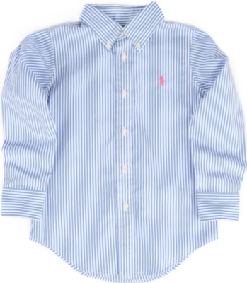 RALPH LAUREN Custom-fit striped shirt 5-7 years