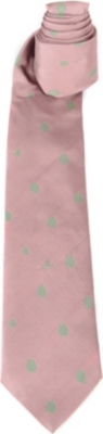 VIVIENNE WESTWOOD Polka dot silk tie