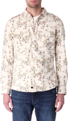 VIVIENNE WESTWOOD Lee floral-print military denim shirt
