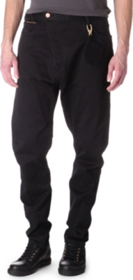 VIVIENNE WESTWOOD Lee studded orb loose-fit tapered jeans