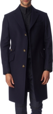 VIVIENNE WESTWOOD Three-button tailored coat (Navy